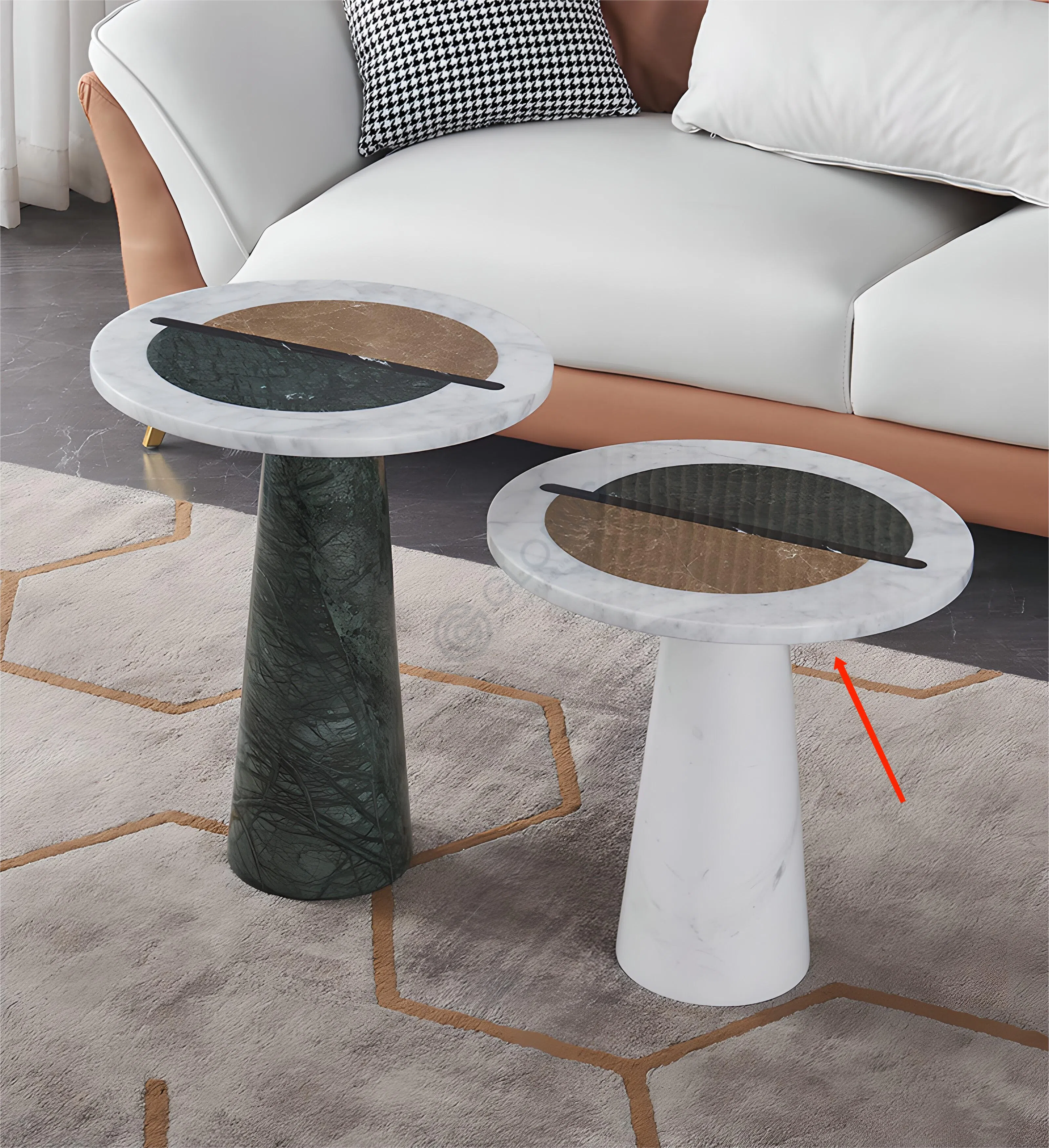 Угловой столик Oviana