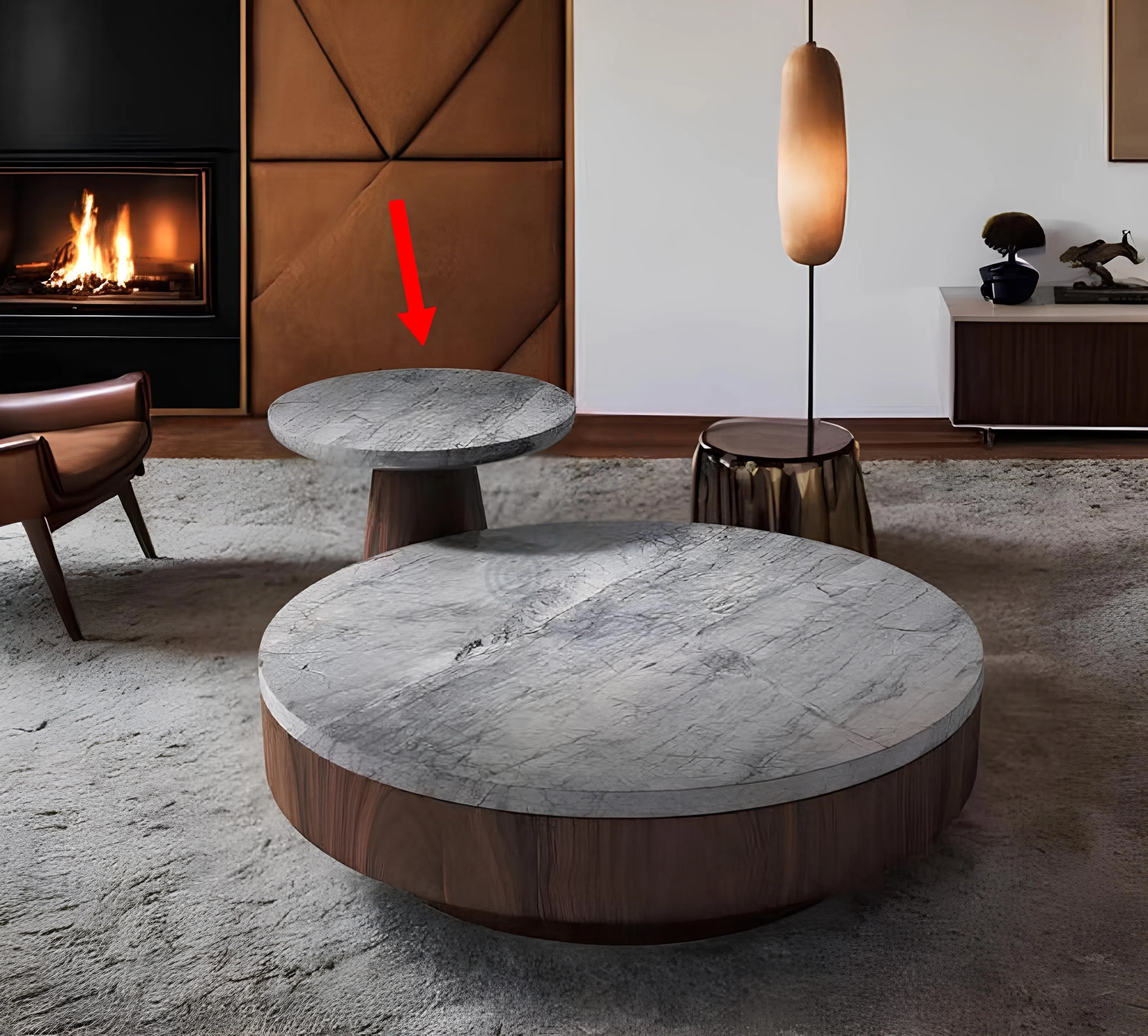 Угловой столик Glorivo