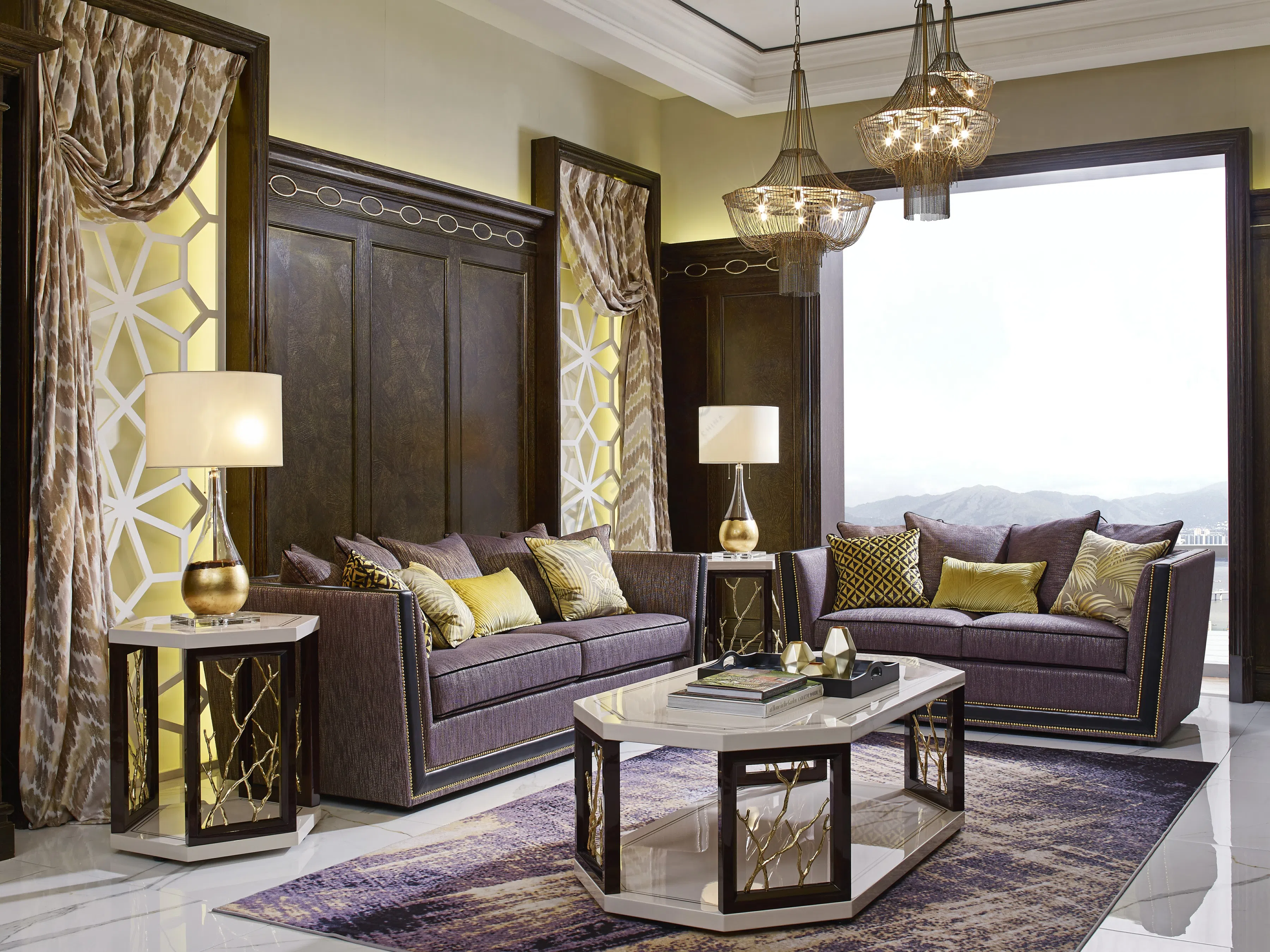 Угловой столик Philomenus