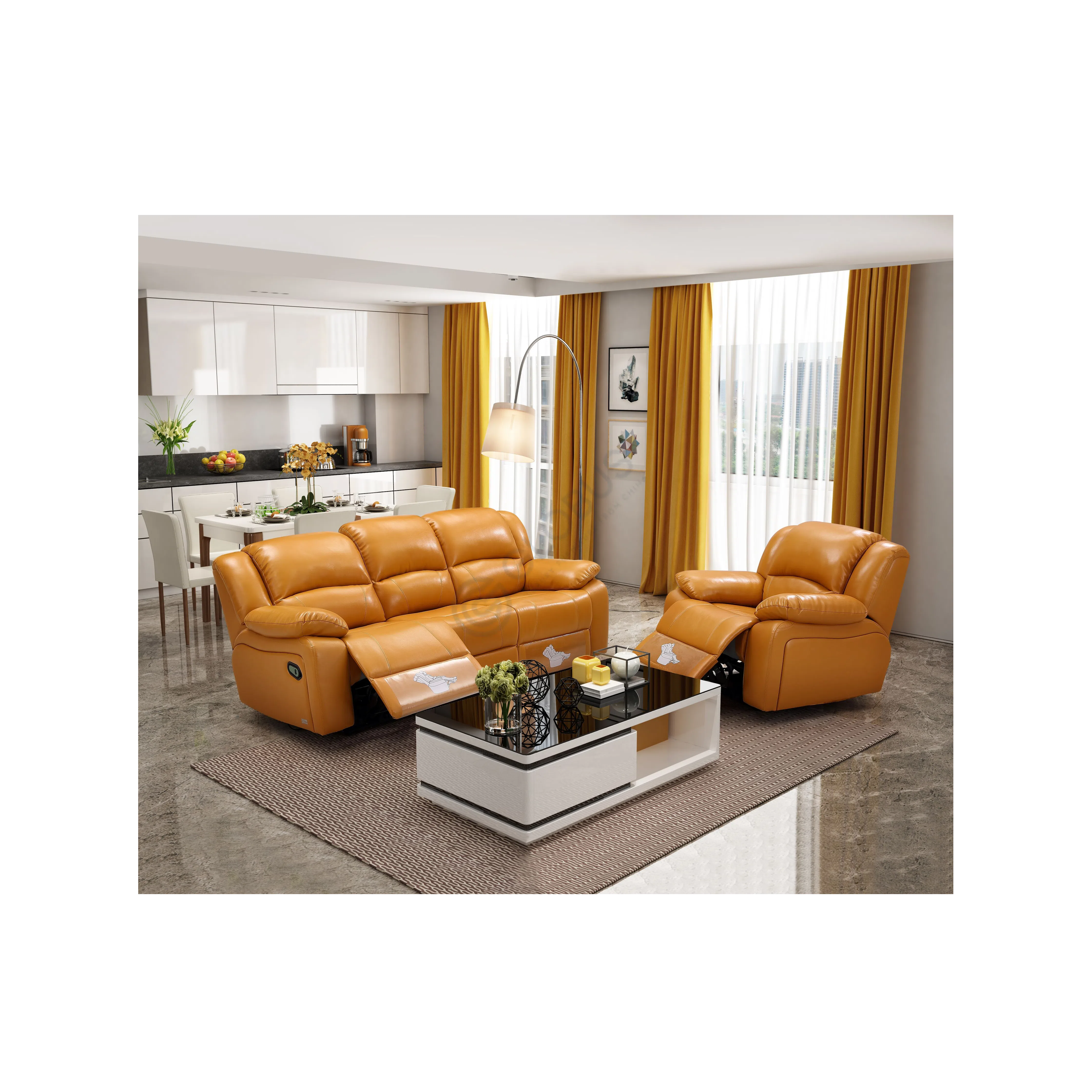 Кресло с реклайнером Delmira