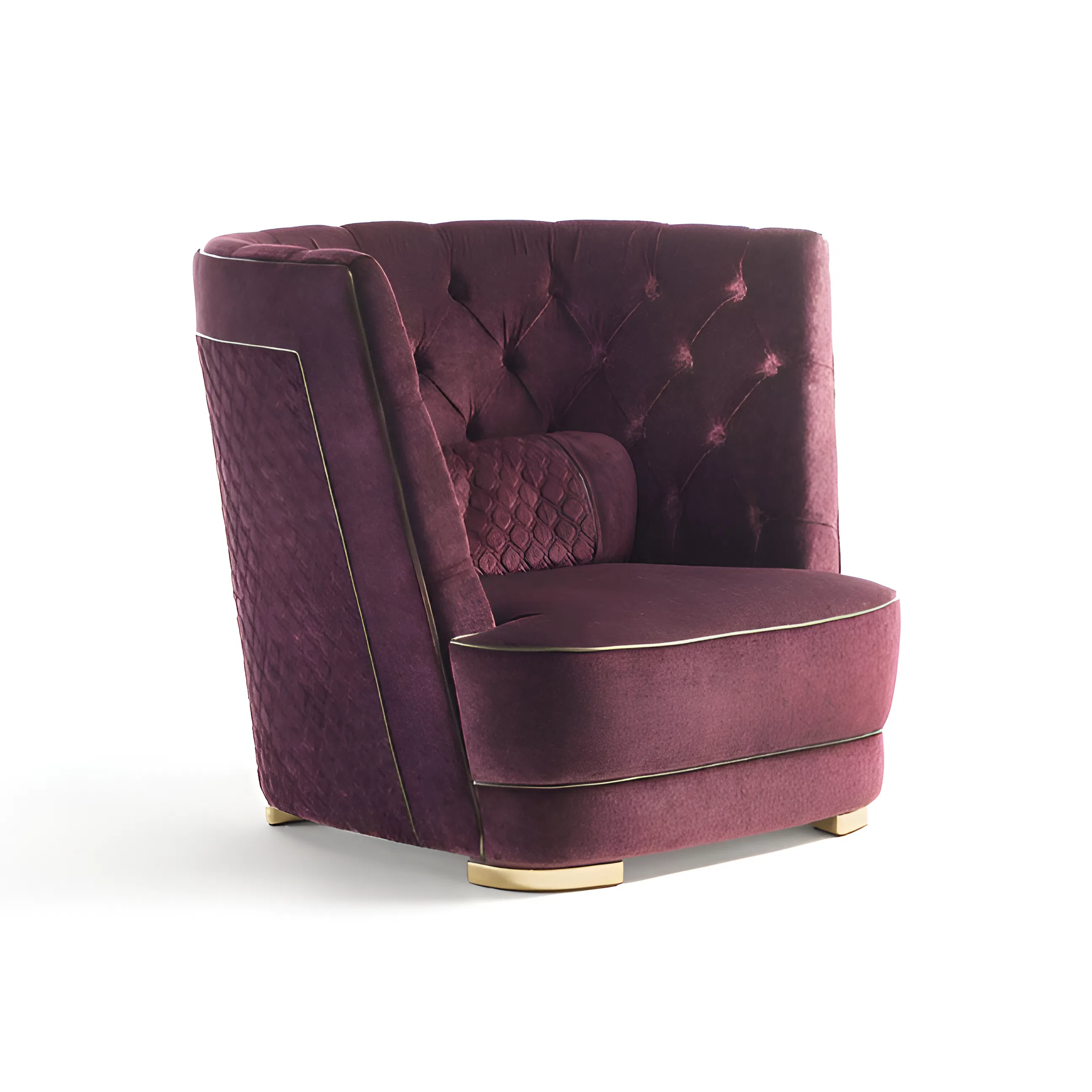 Кресло VITTORIA FRIGERIO Greppi-High-Capitonne