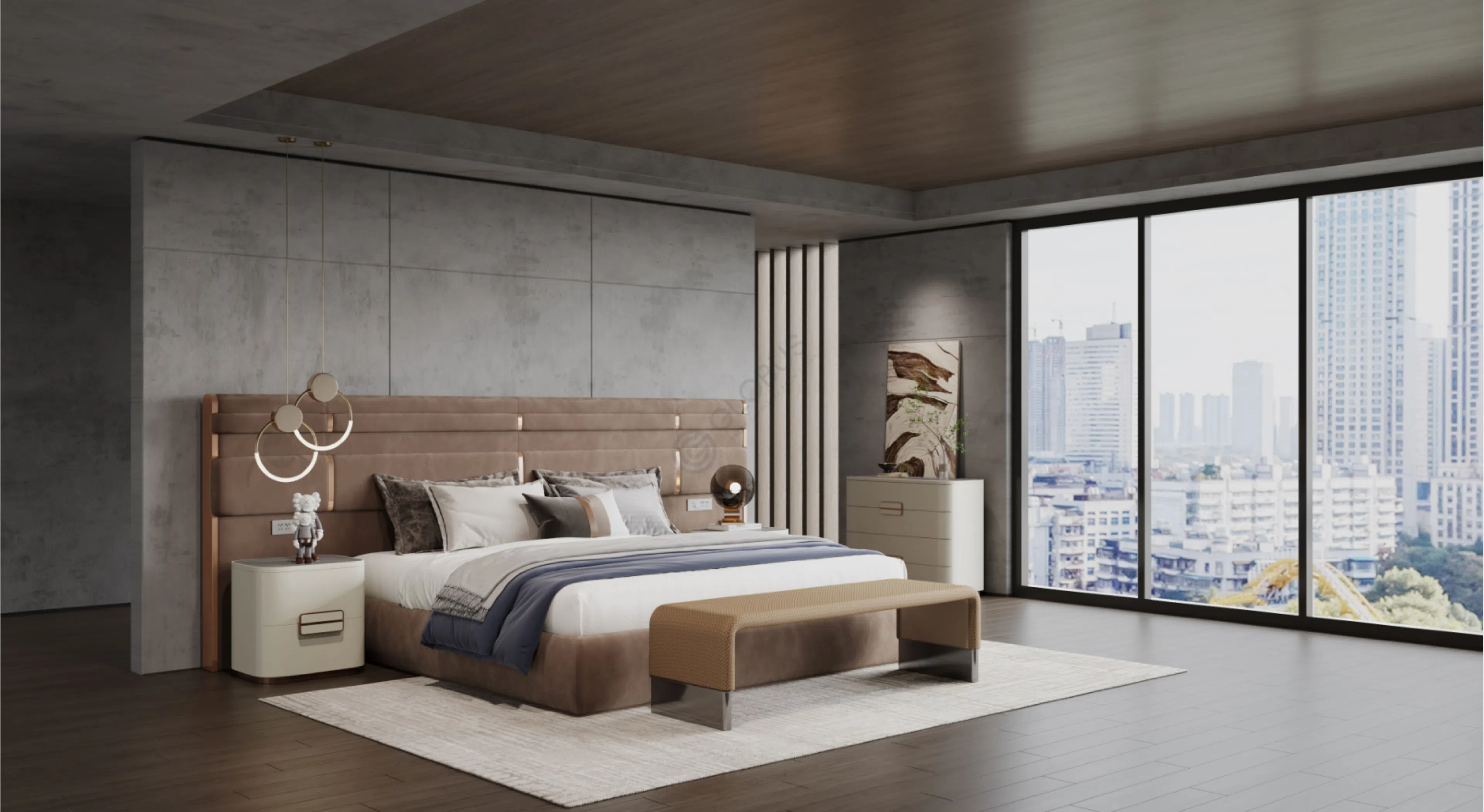 Кровать CAPITAL COLLECTION Trilogy Xl