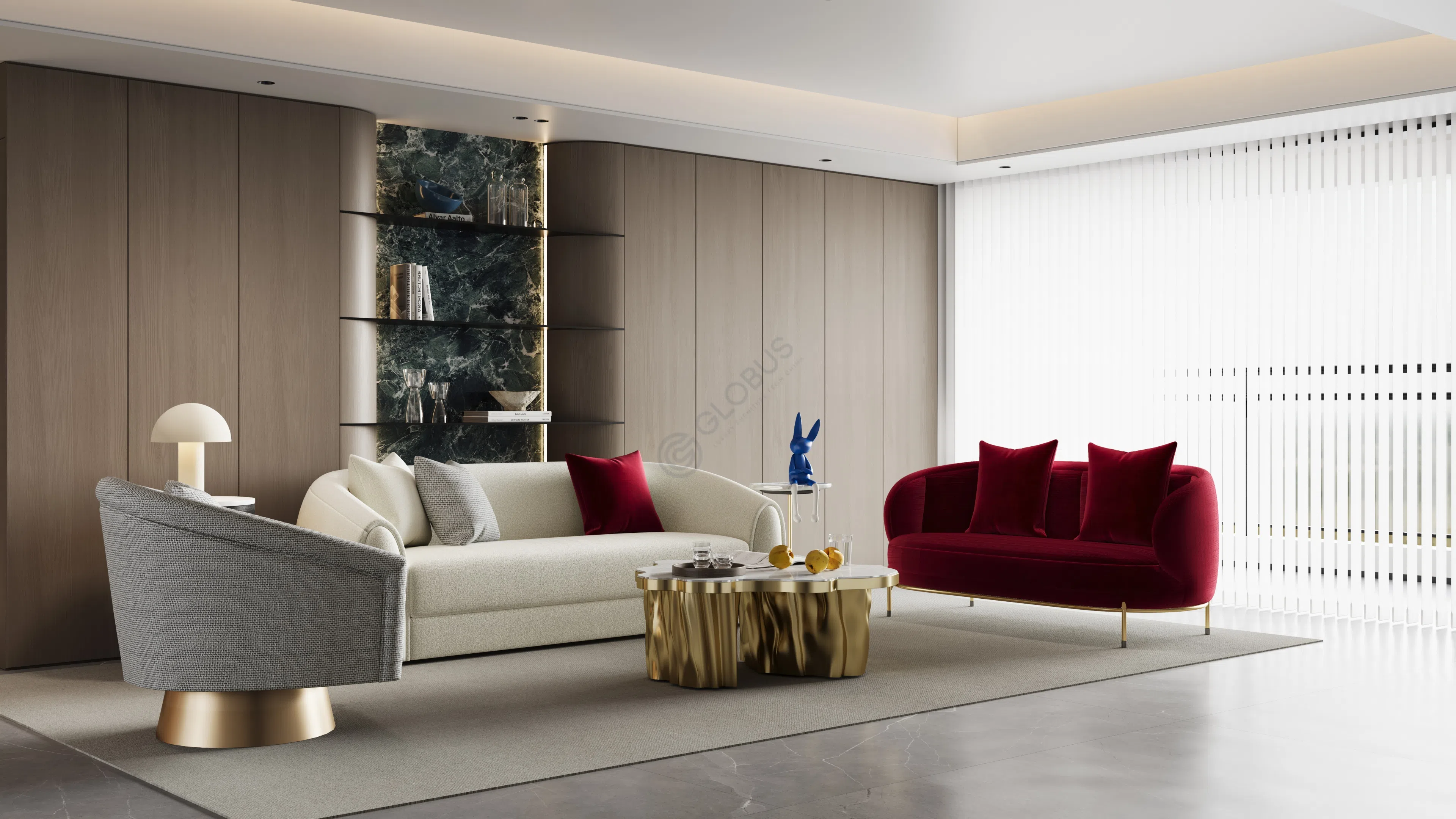 Журнальный столик BOCA DO LOBO Fortuna