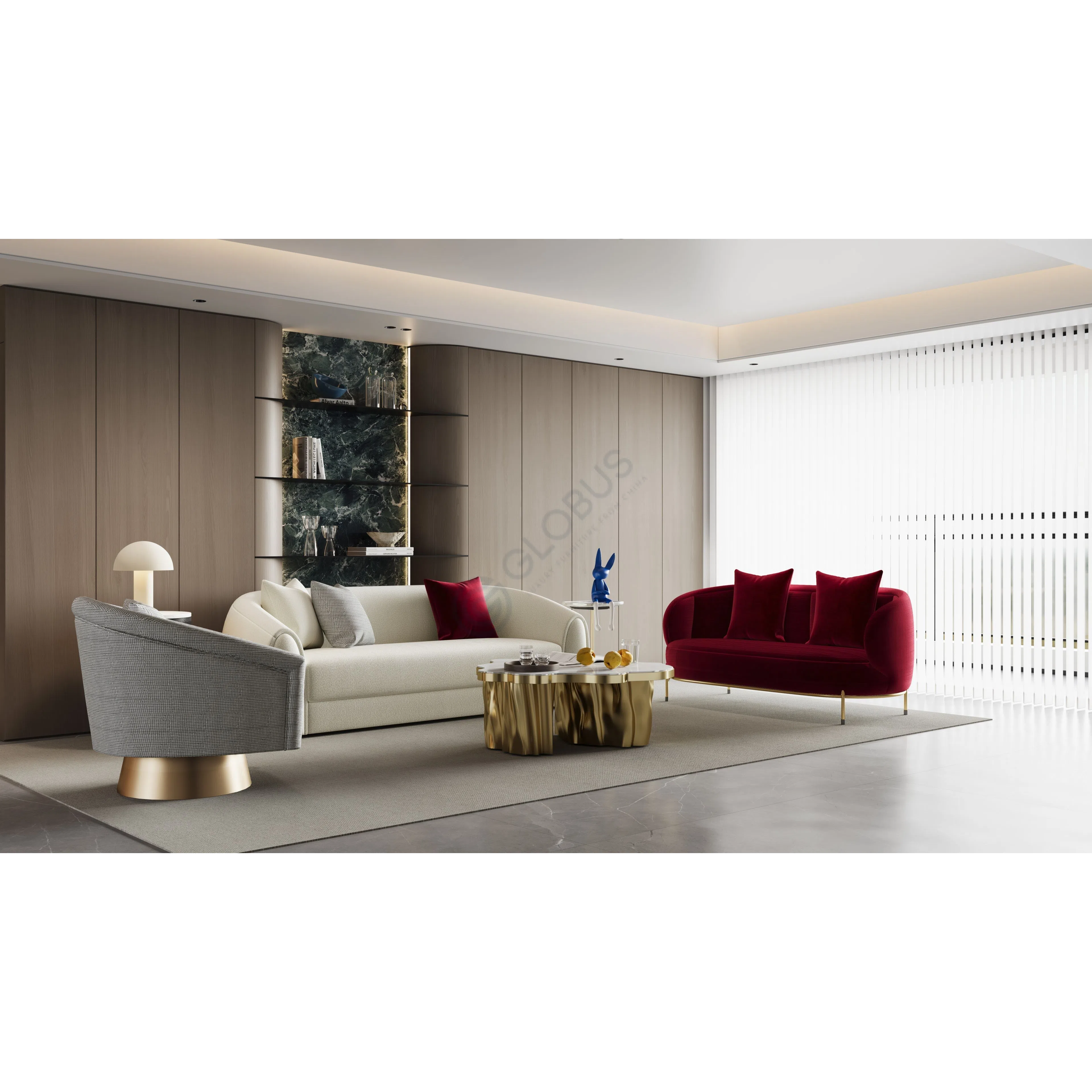 Журнальный столик BOCA DO LOBO Fortuna