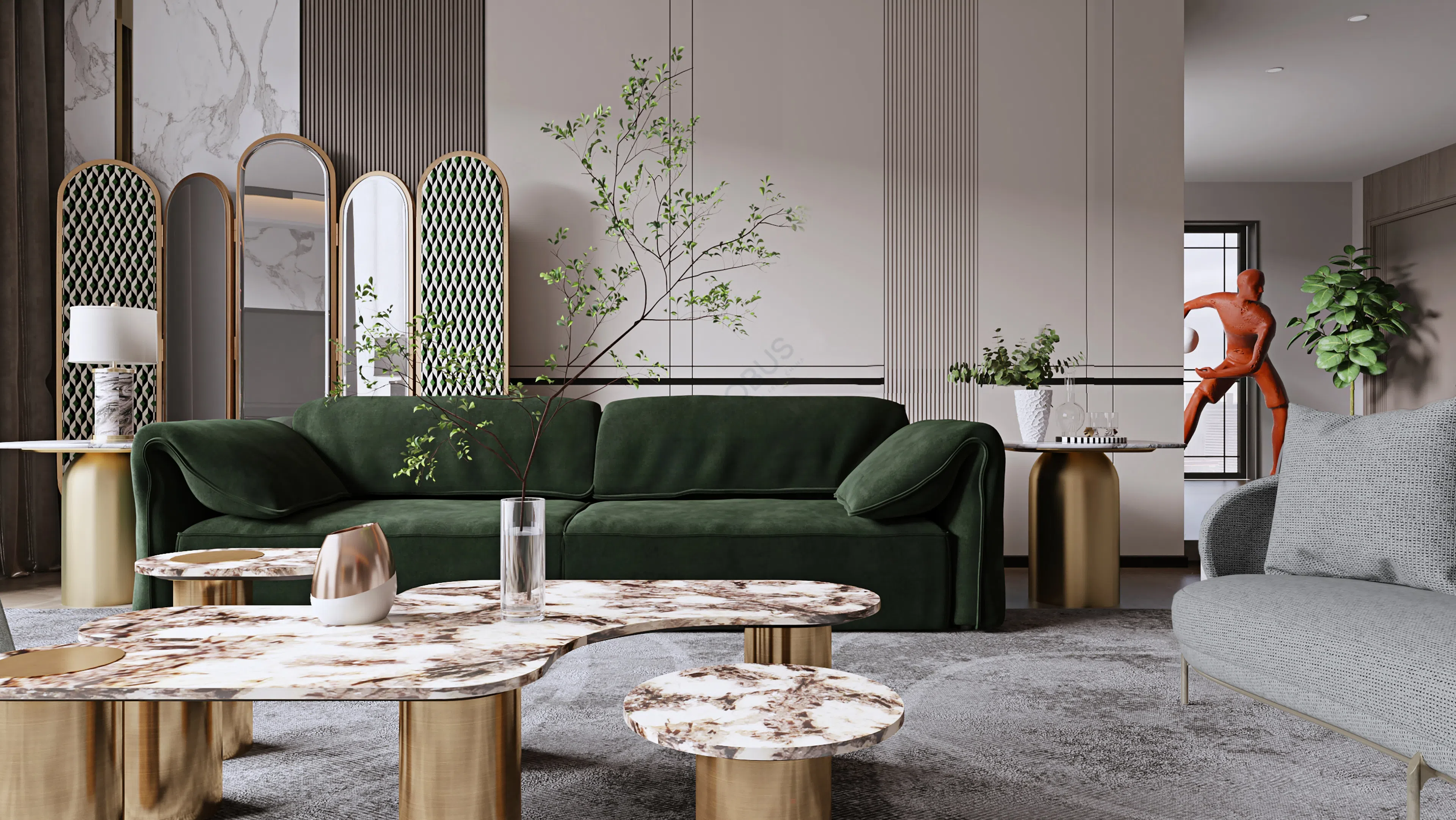 Угловой столик APPARATUS Interlude