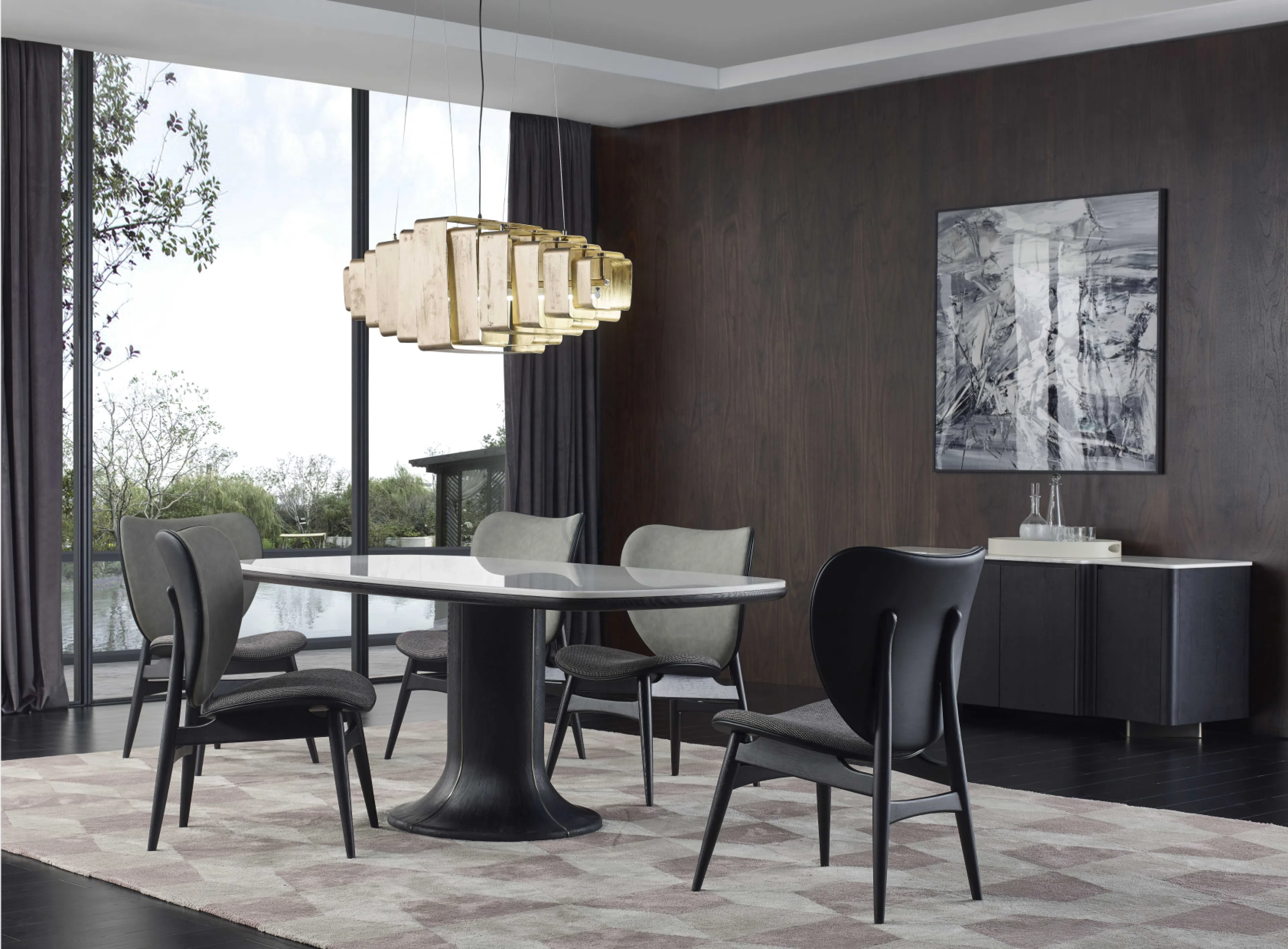 Обеденный стол Overburned