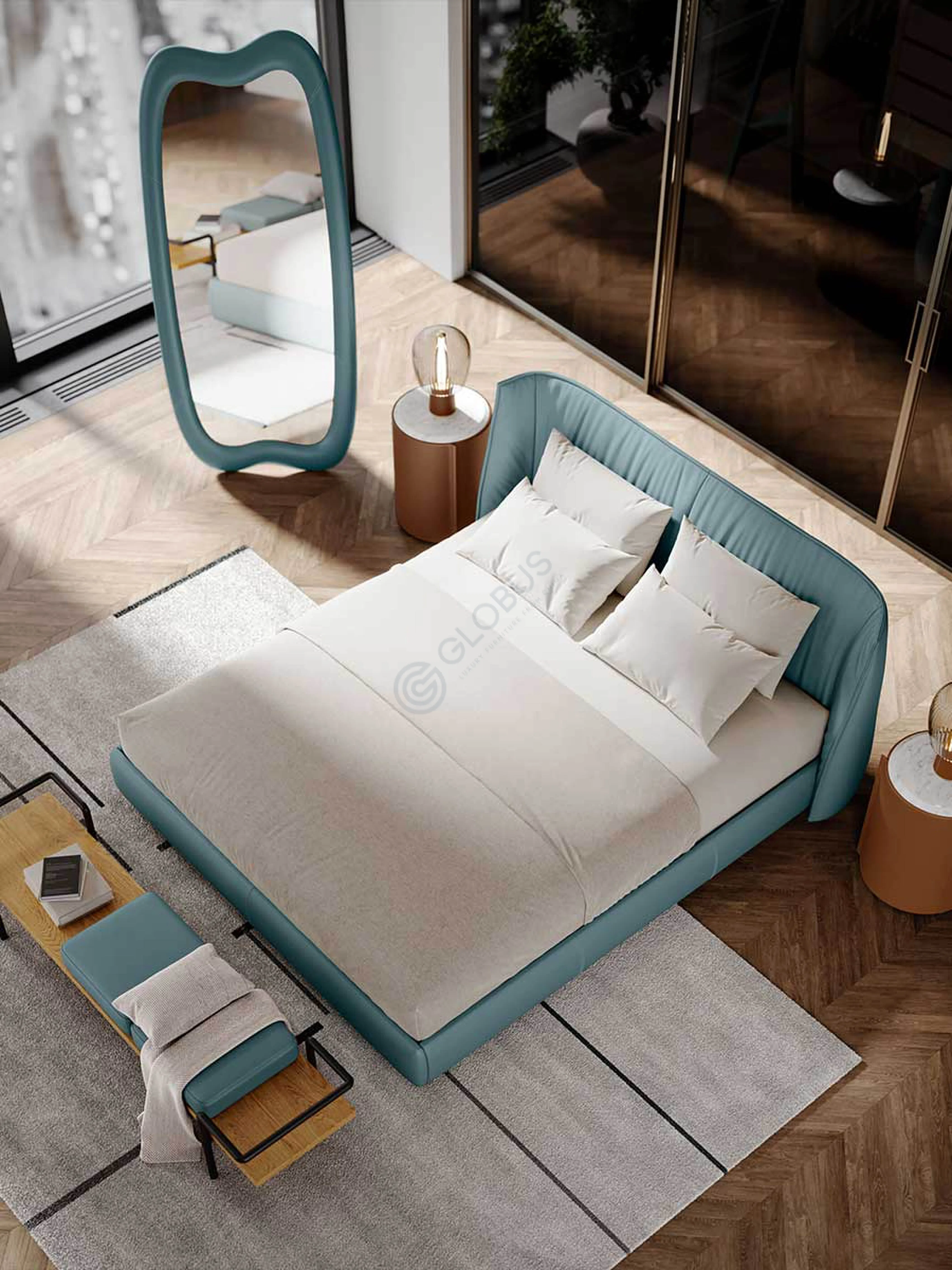 Кровать POLTRONA FRAU Archibald