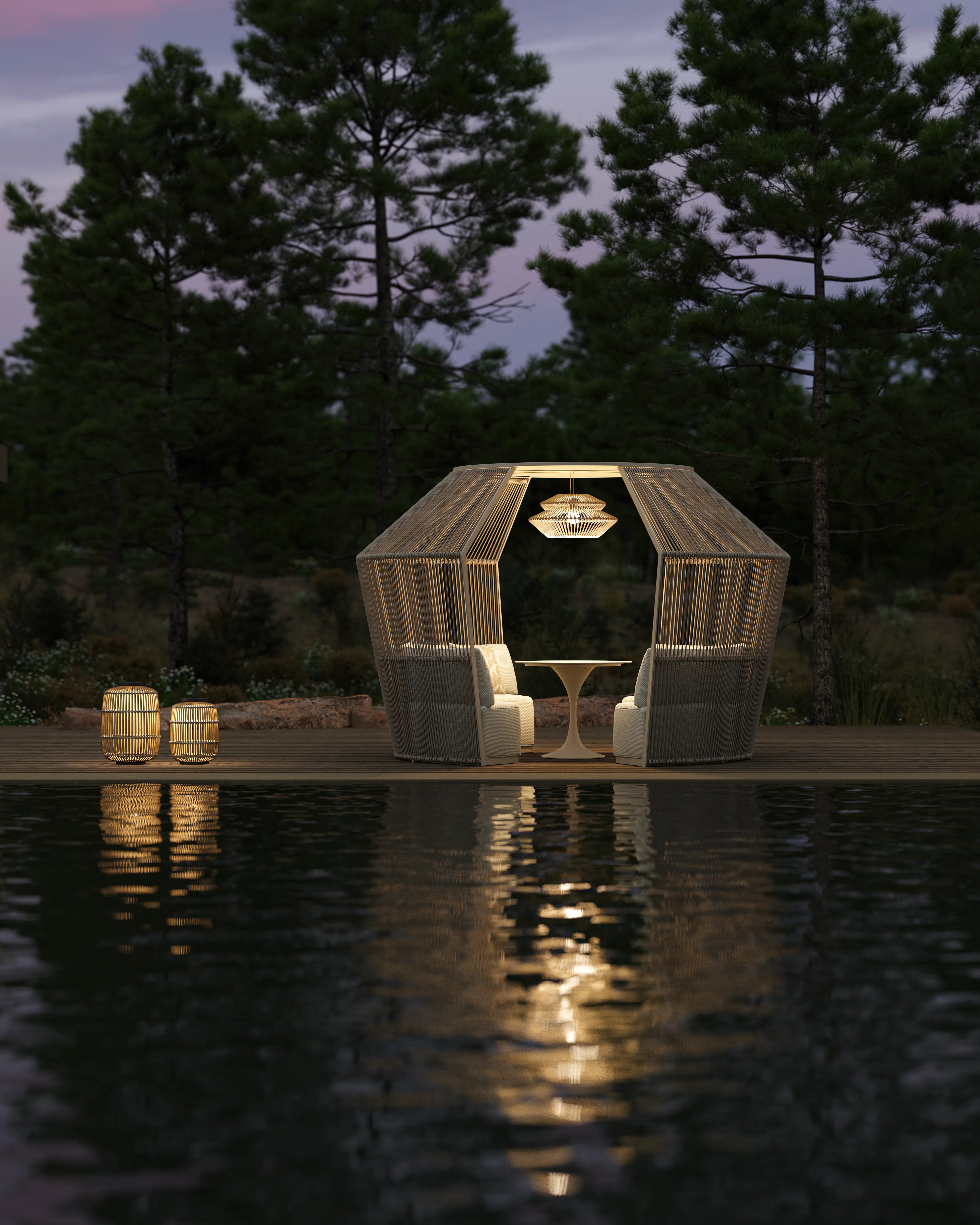 Уличный диван Bonpertina