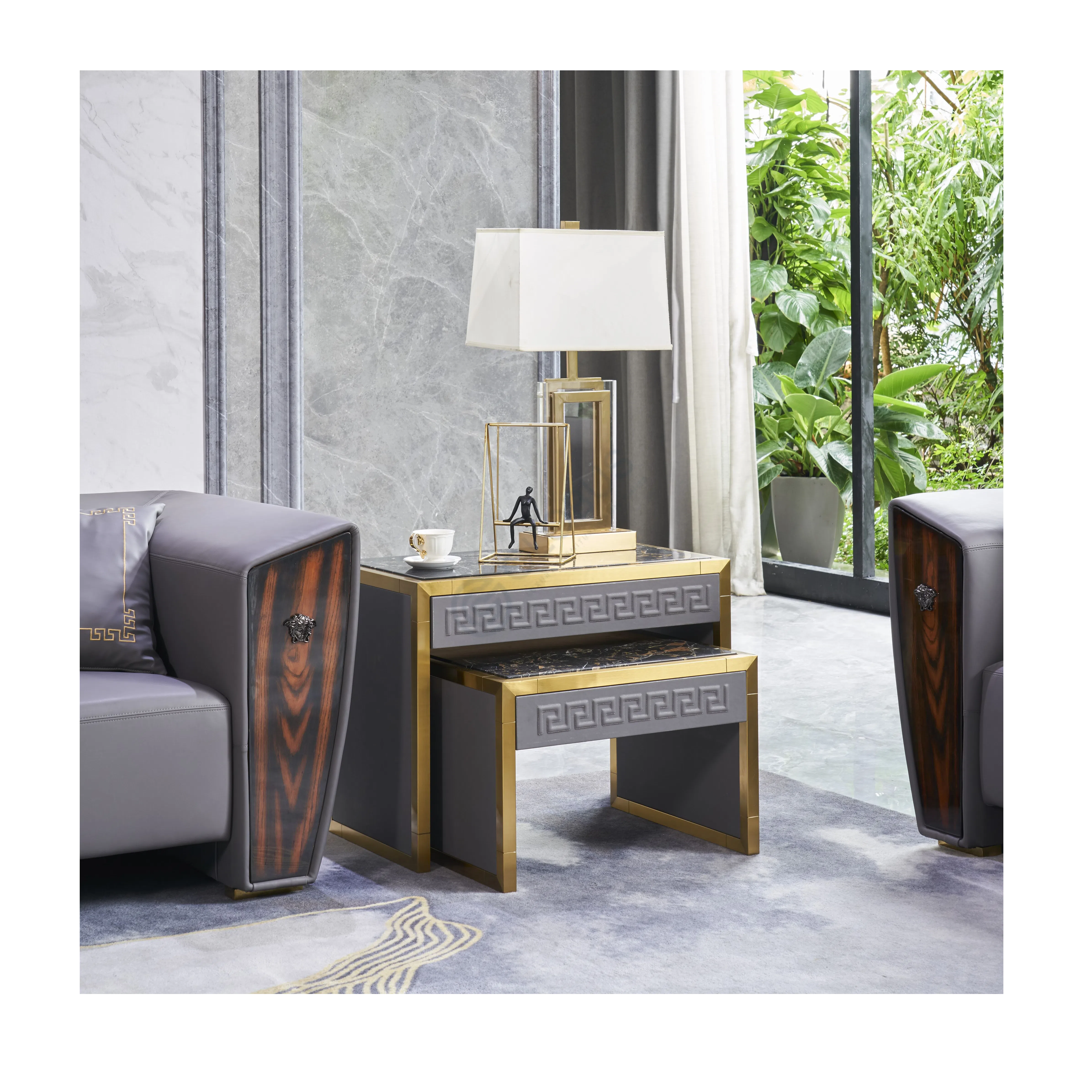 Угловой столик VERSACE Via Gesu