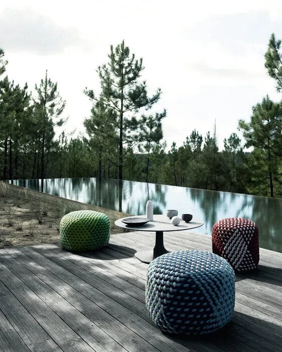 Уличный пуф B&B ITALIA Tramae