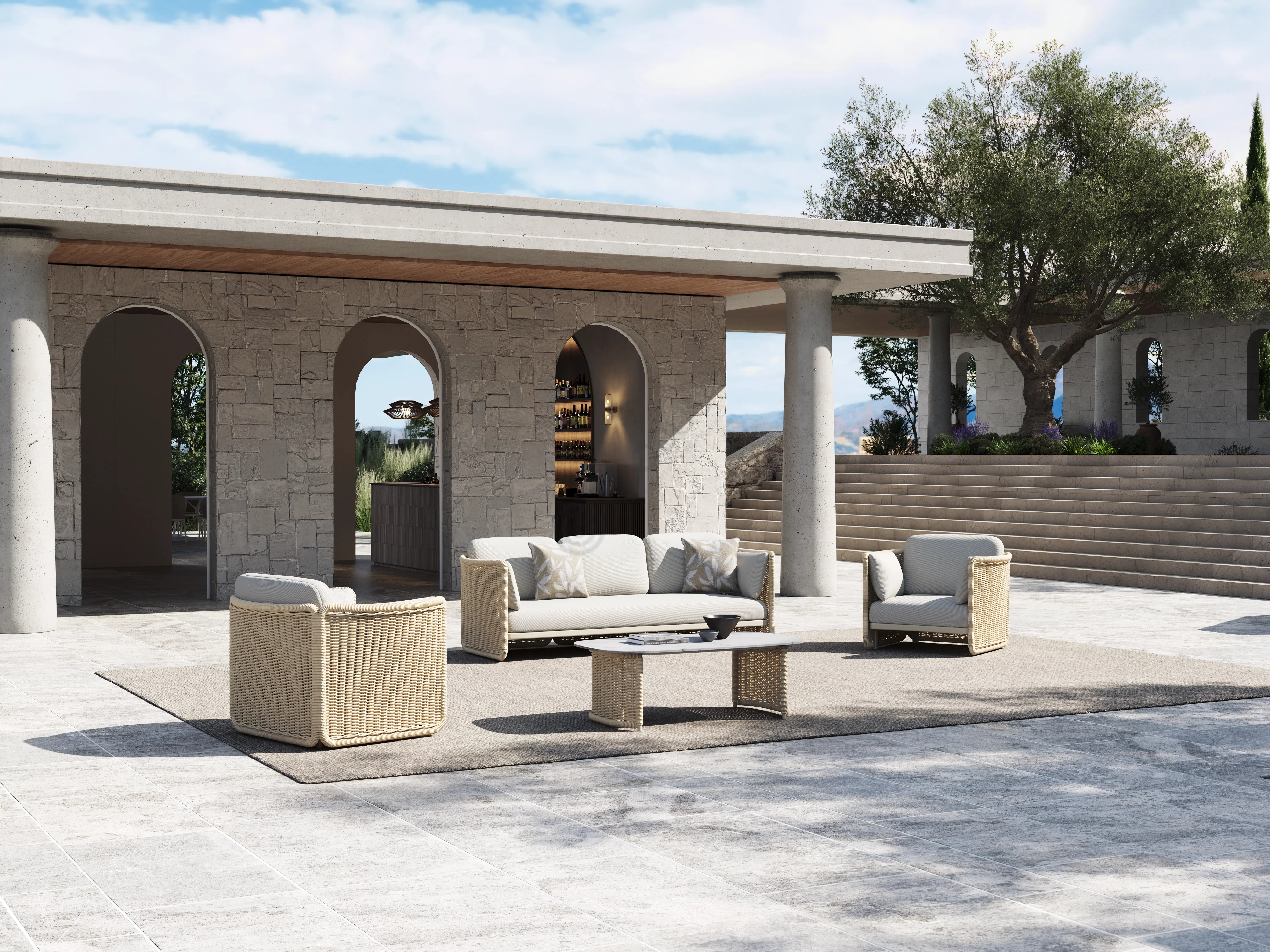 Уличный диван Klaudiana