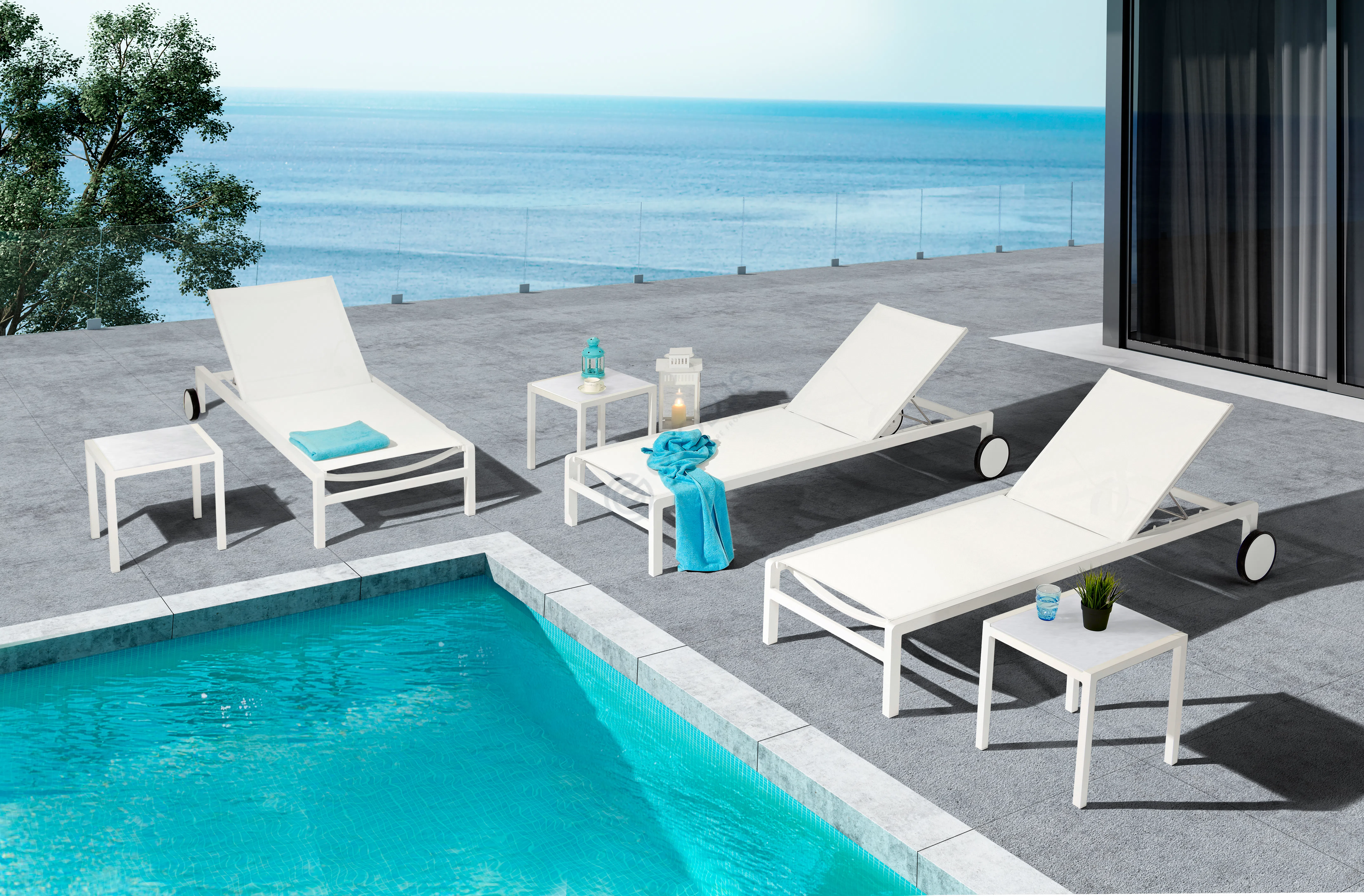 Уличный угловой столик COUTURE JARDIN