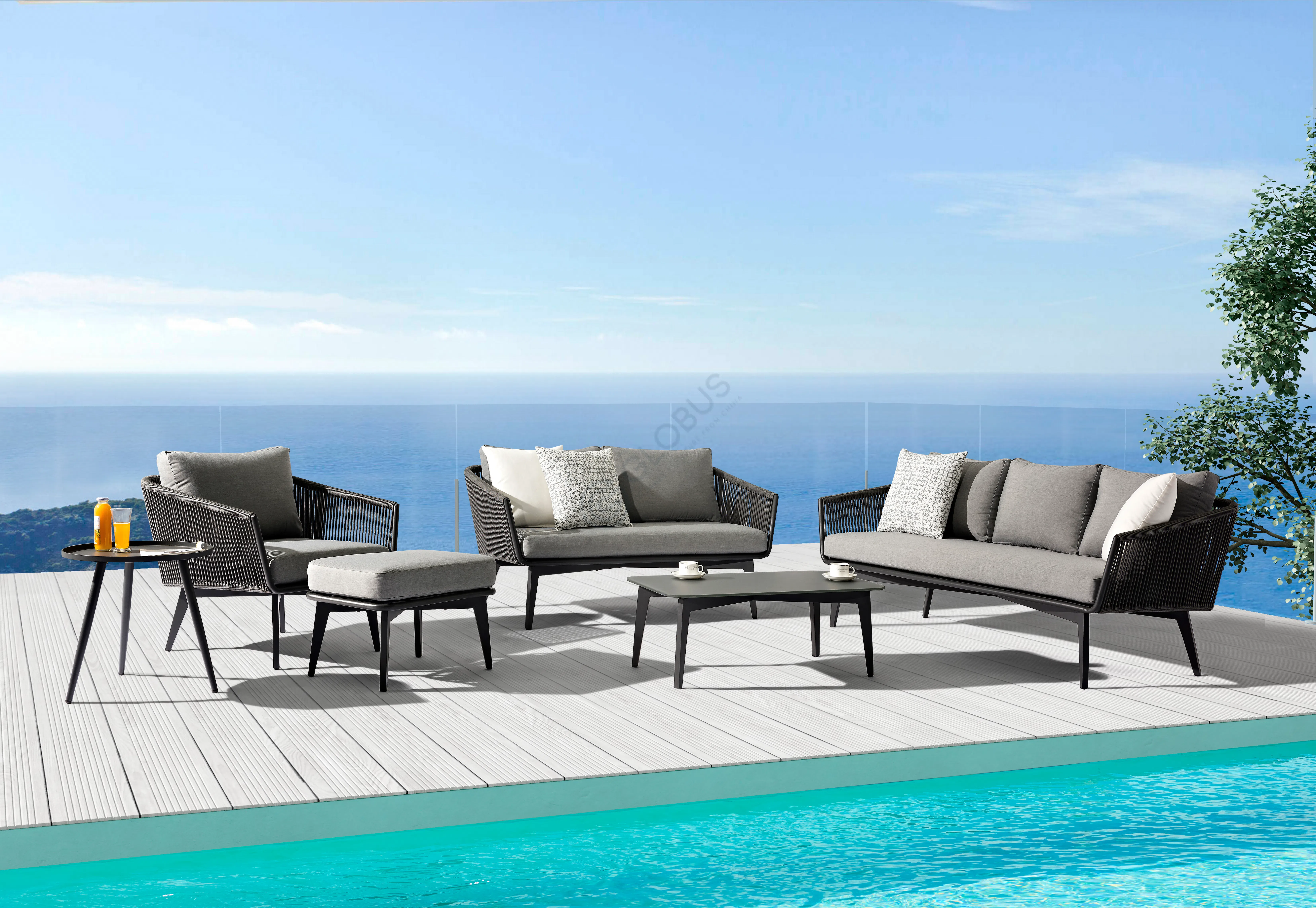 Уличный диван COUTURE JARDIN