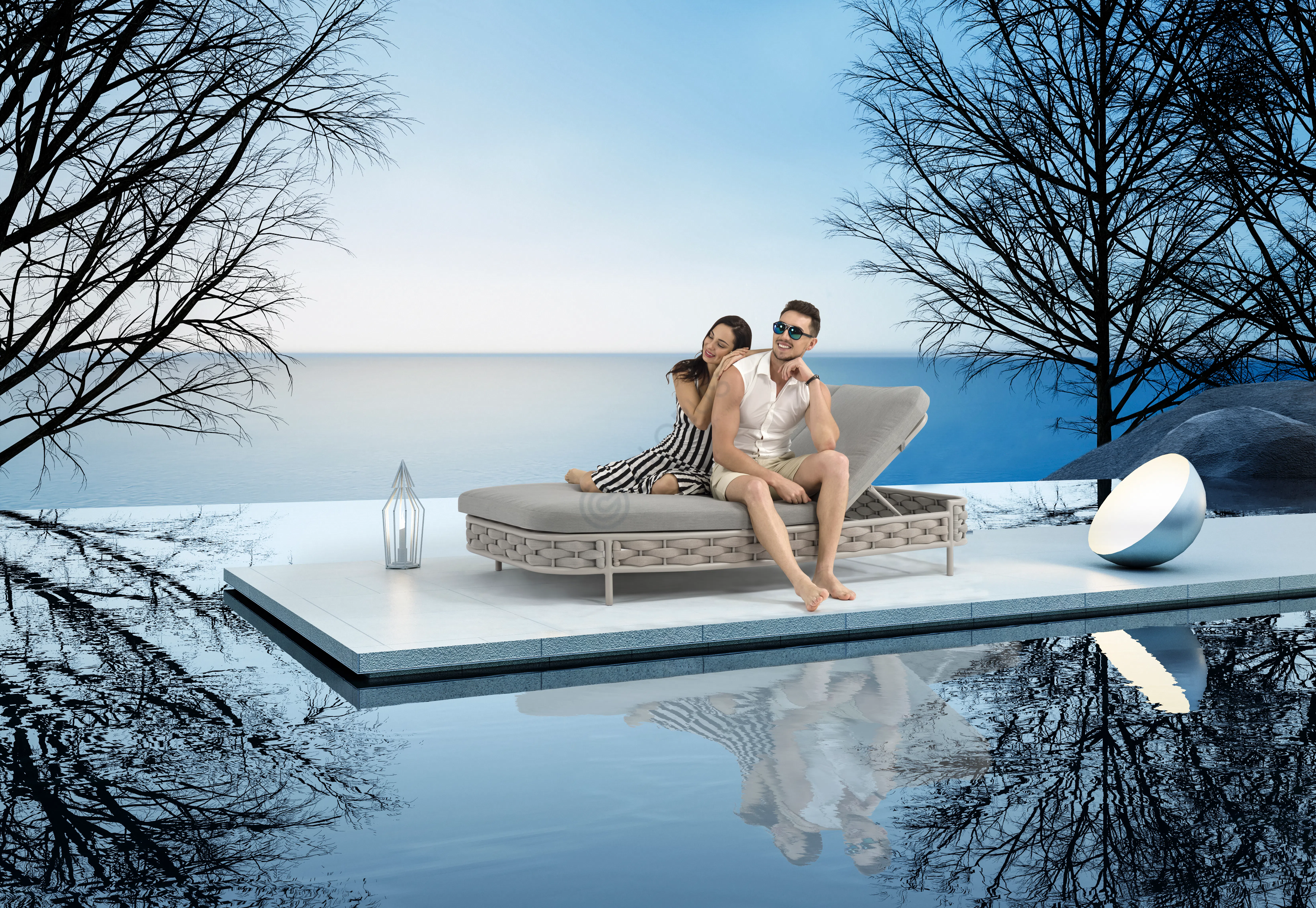 Шезлонг COUTURE JARDIN