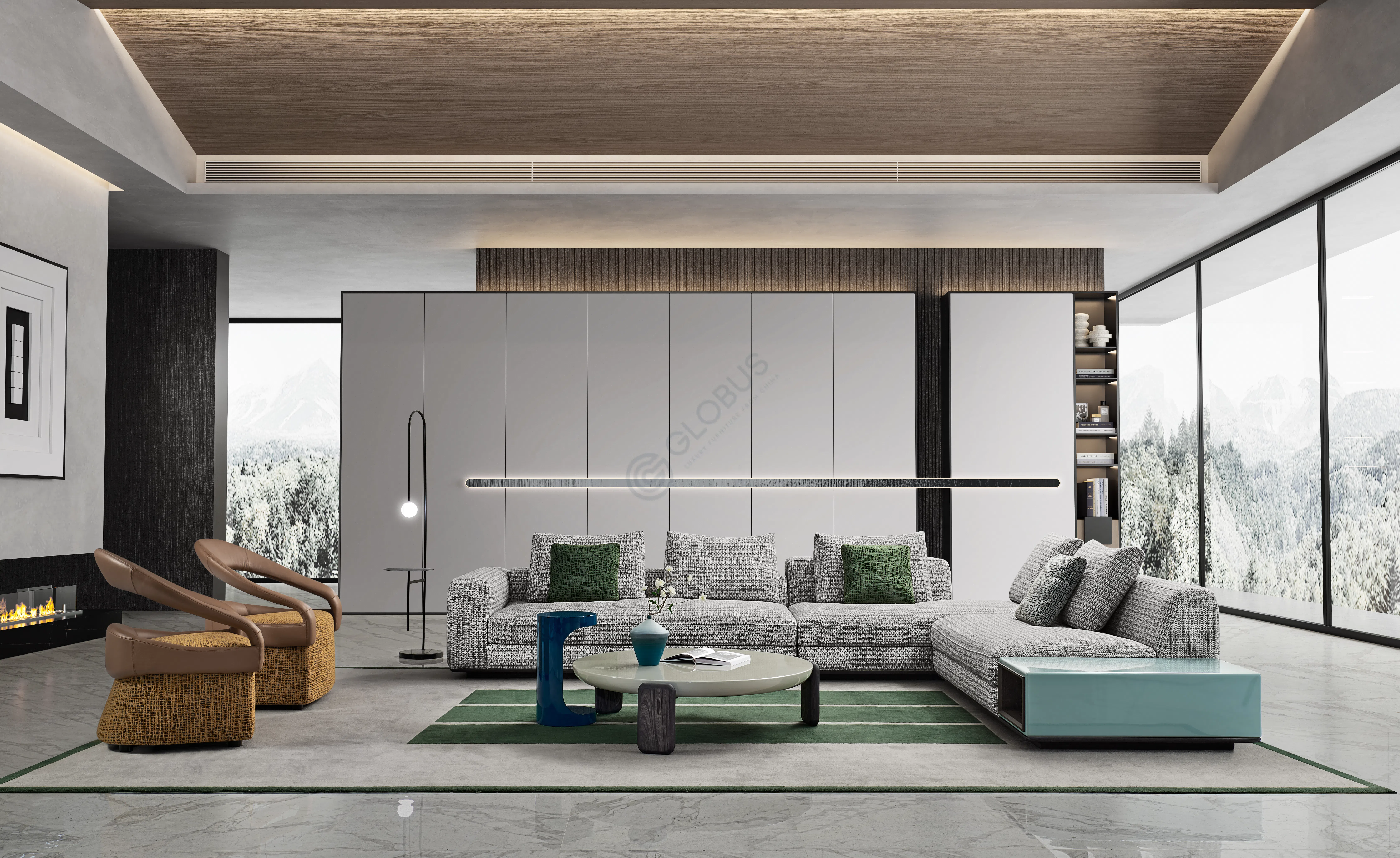 Угловой столик Afferrare