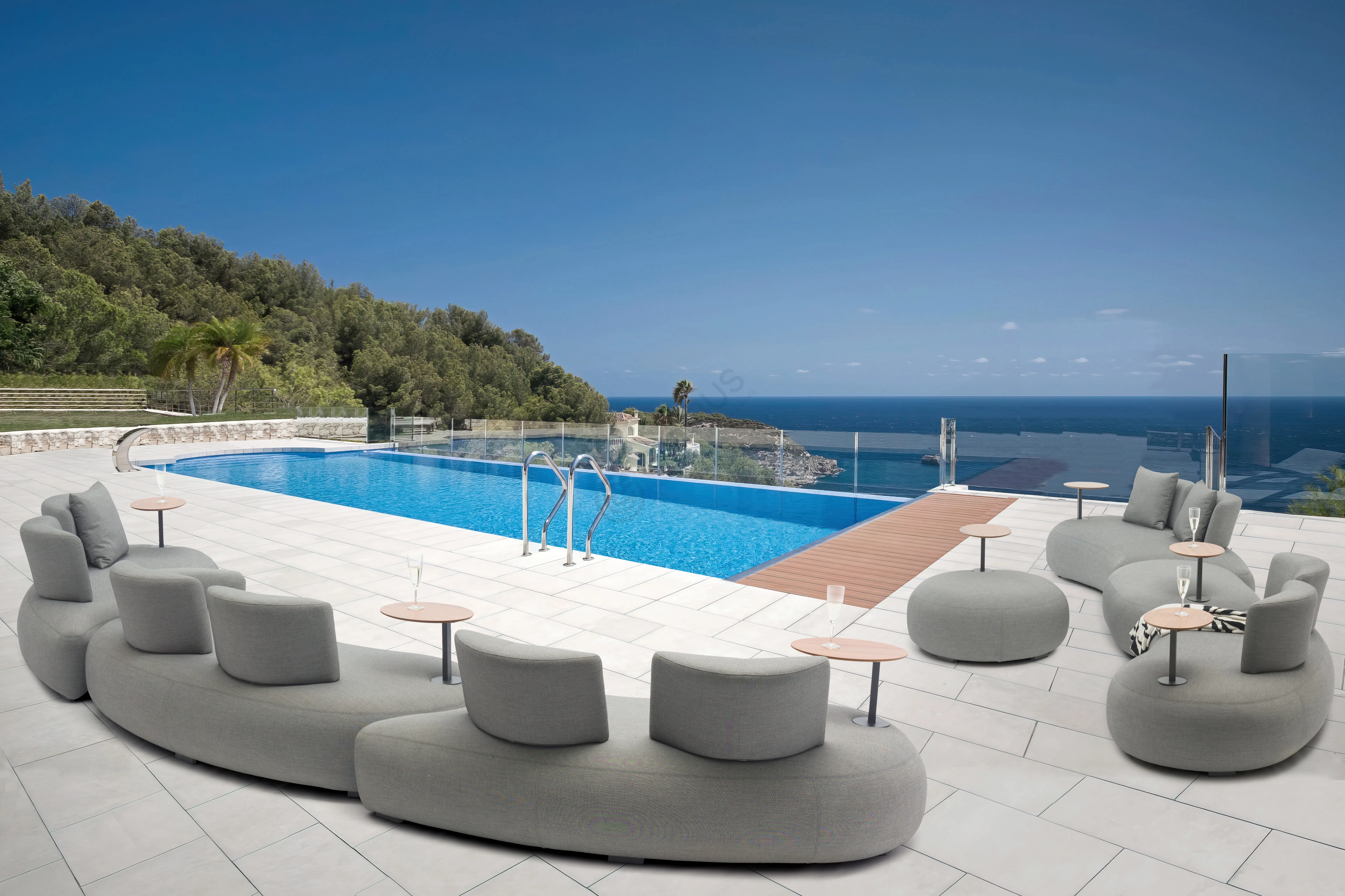 Уличный диван COUTURE JARDIN