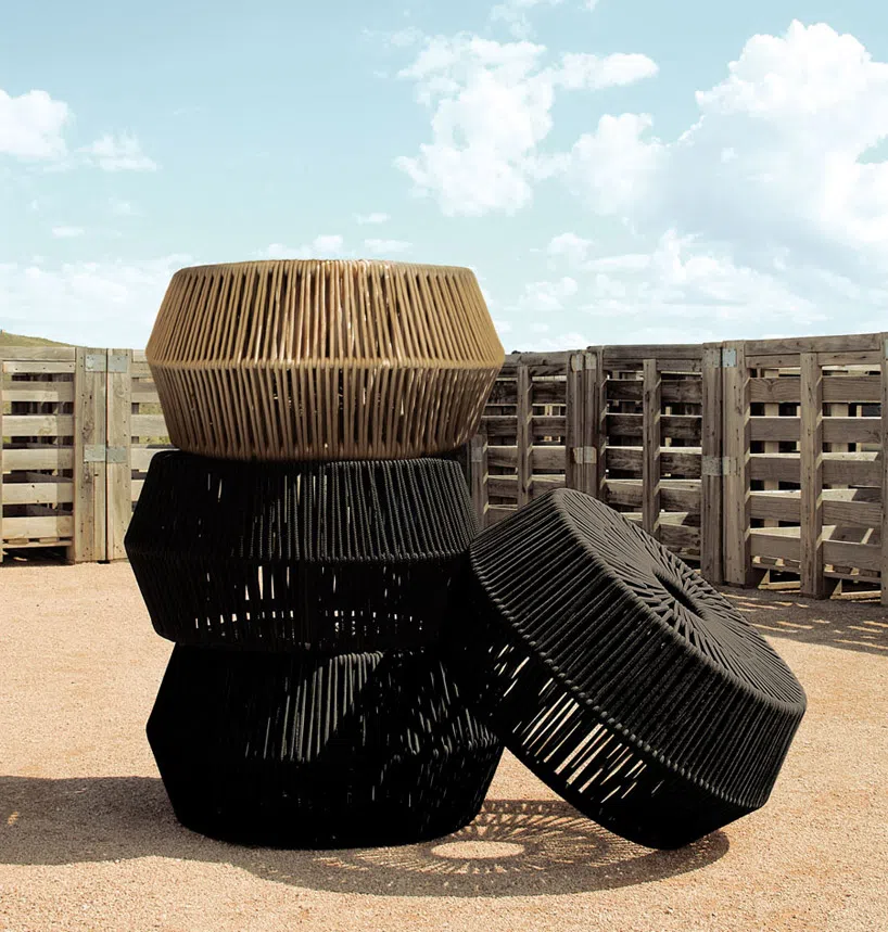 Уличный пуф KETTAL Zig Zag