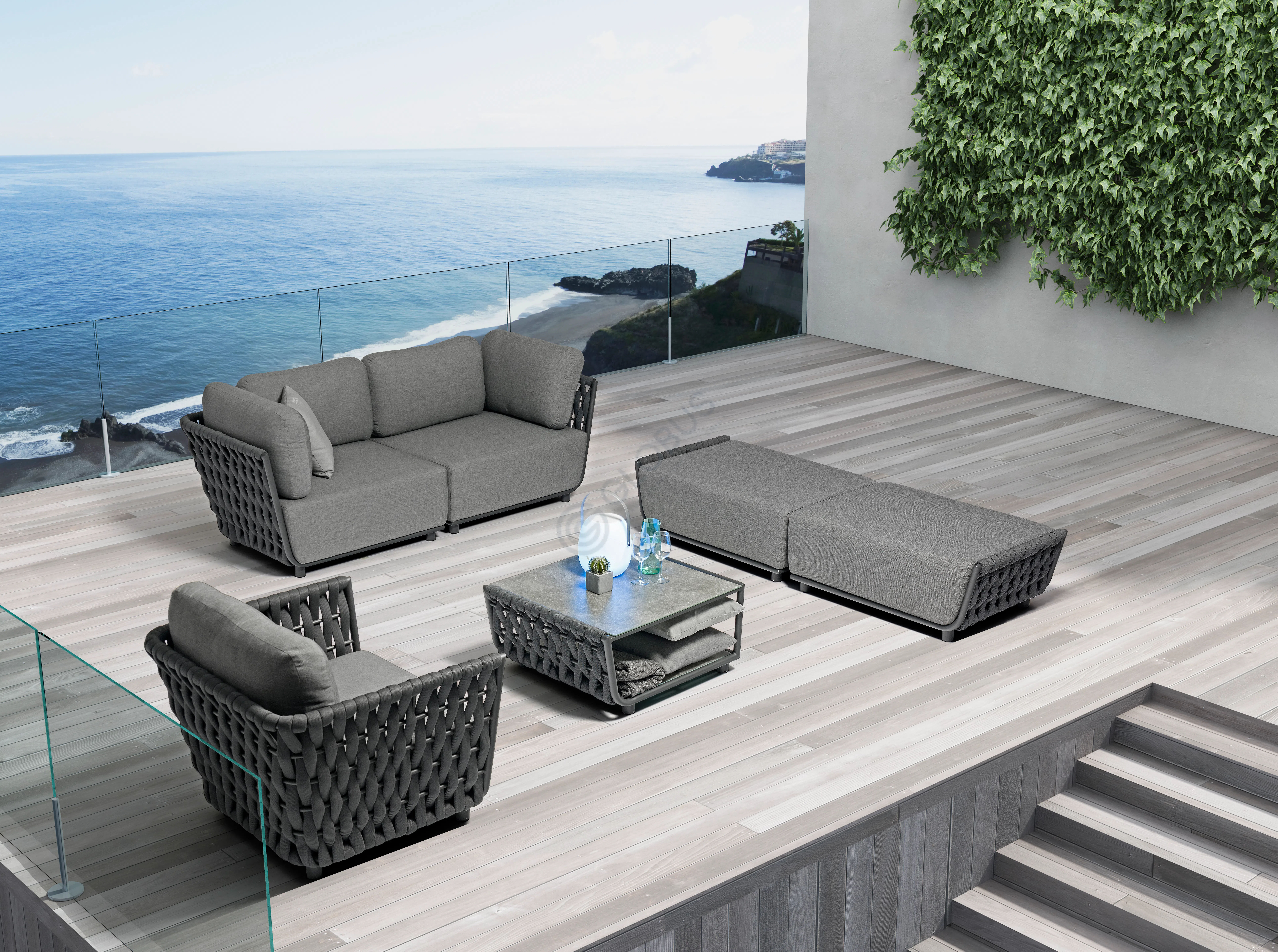 Уличный диван COUTURE JARDIN