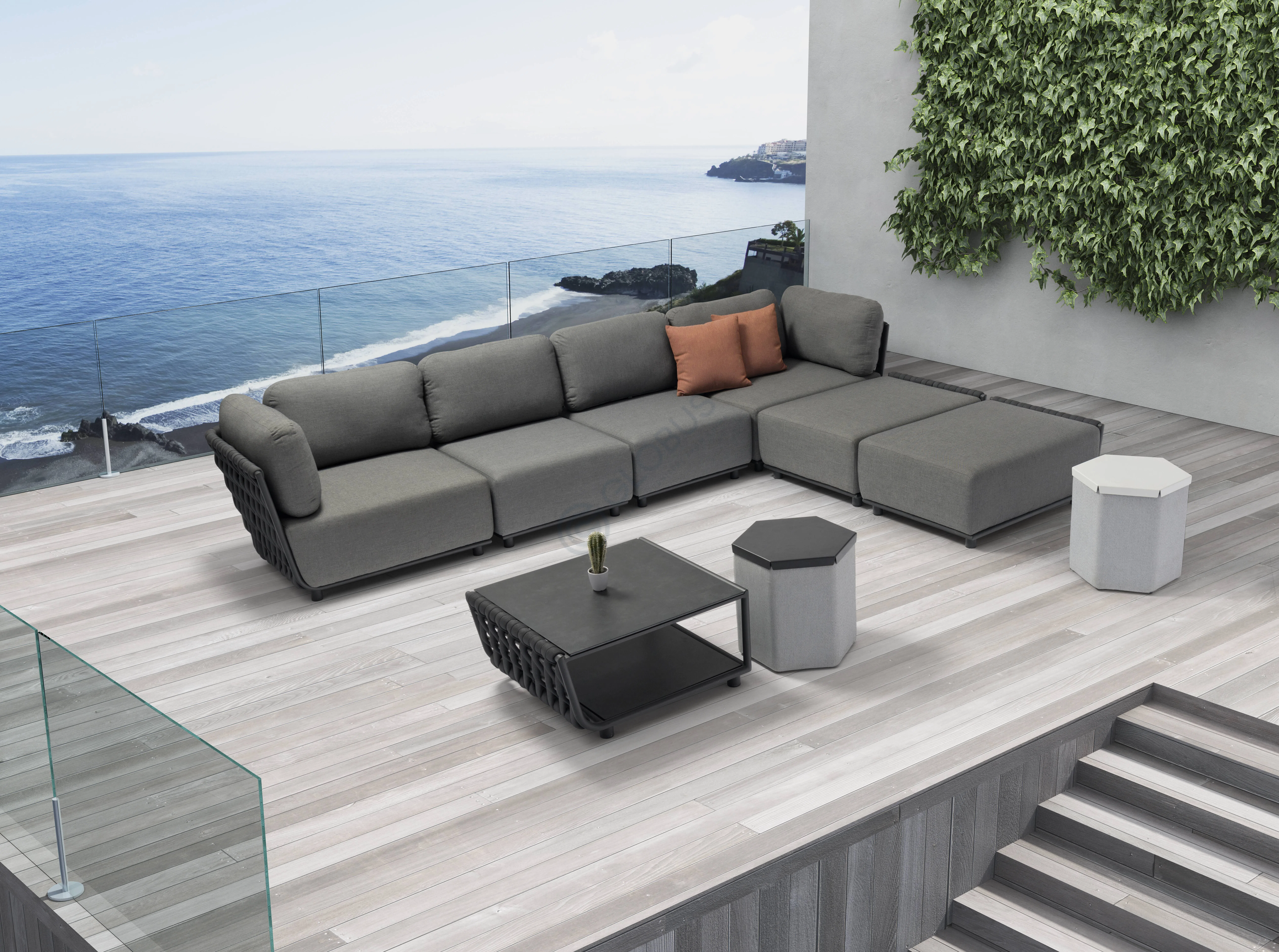 Уличный диван COUTURE JARDIN