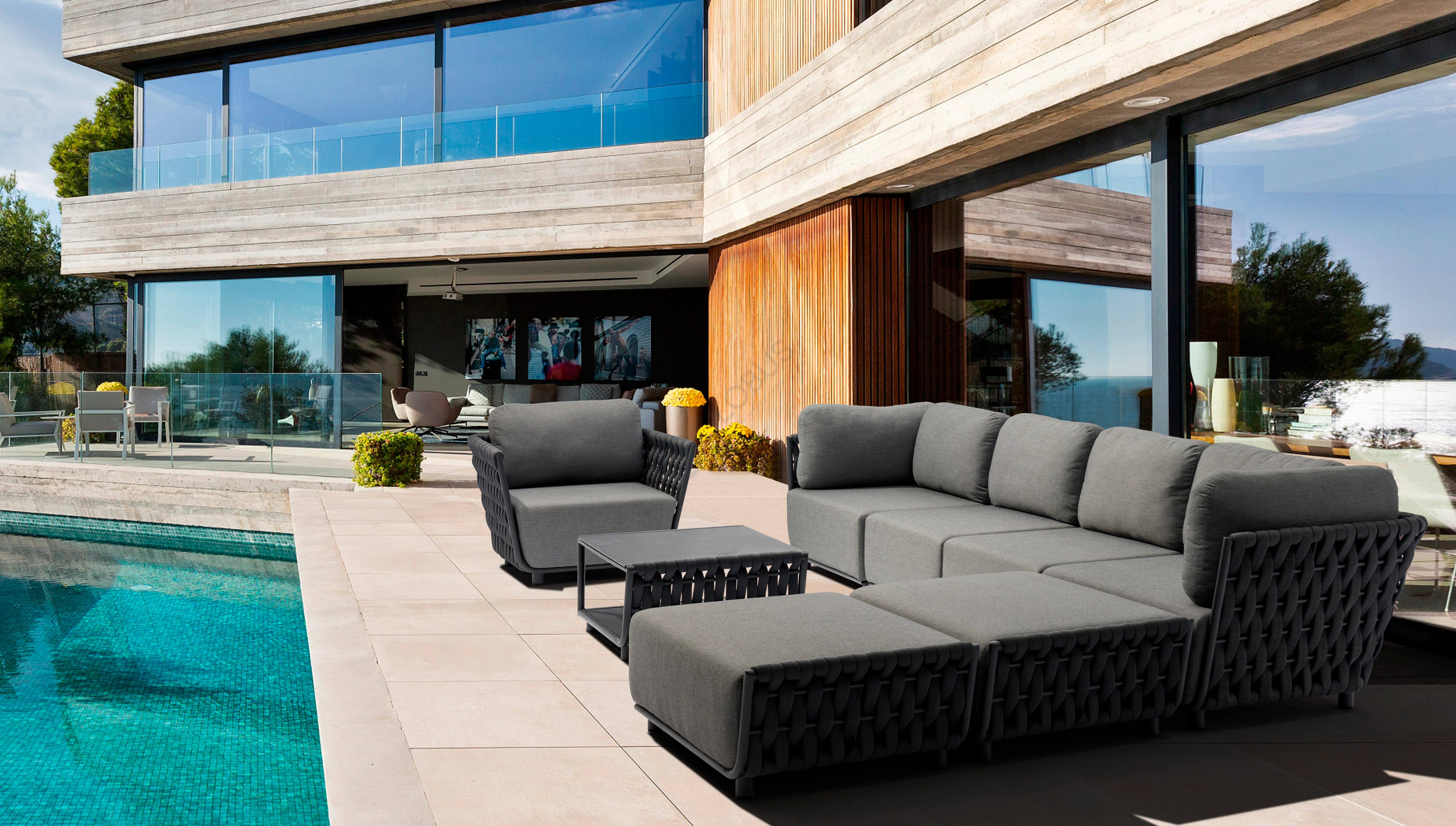 Уличный диван COUTURE JARDIN