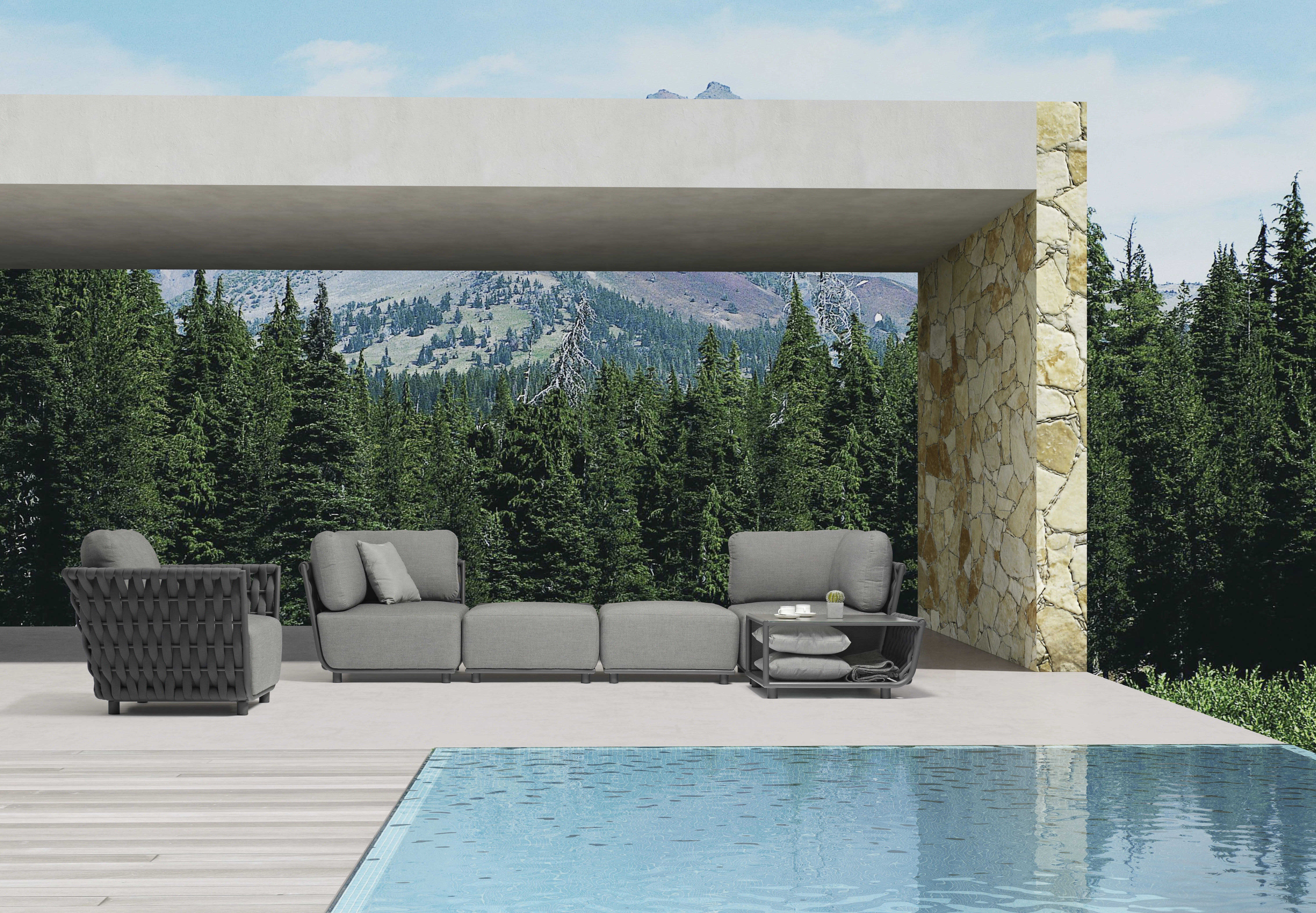 Уличный диван COUTURE JARDIN