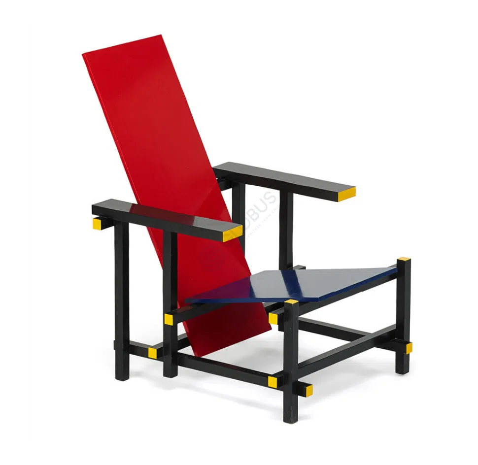 Кресло GERRIT RIETVELD Red and Blue