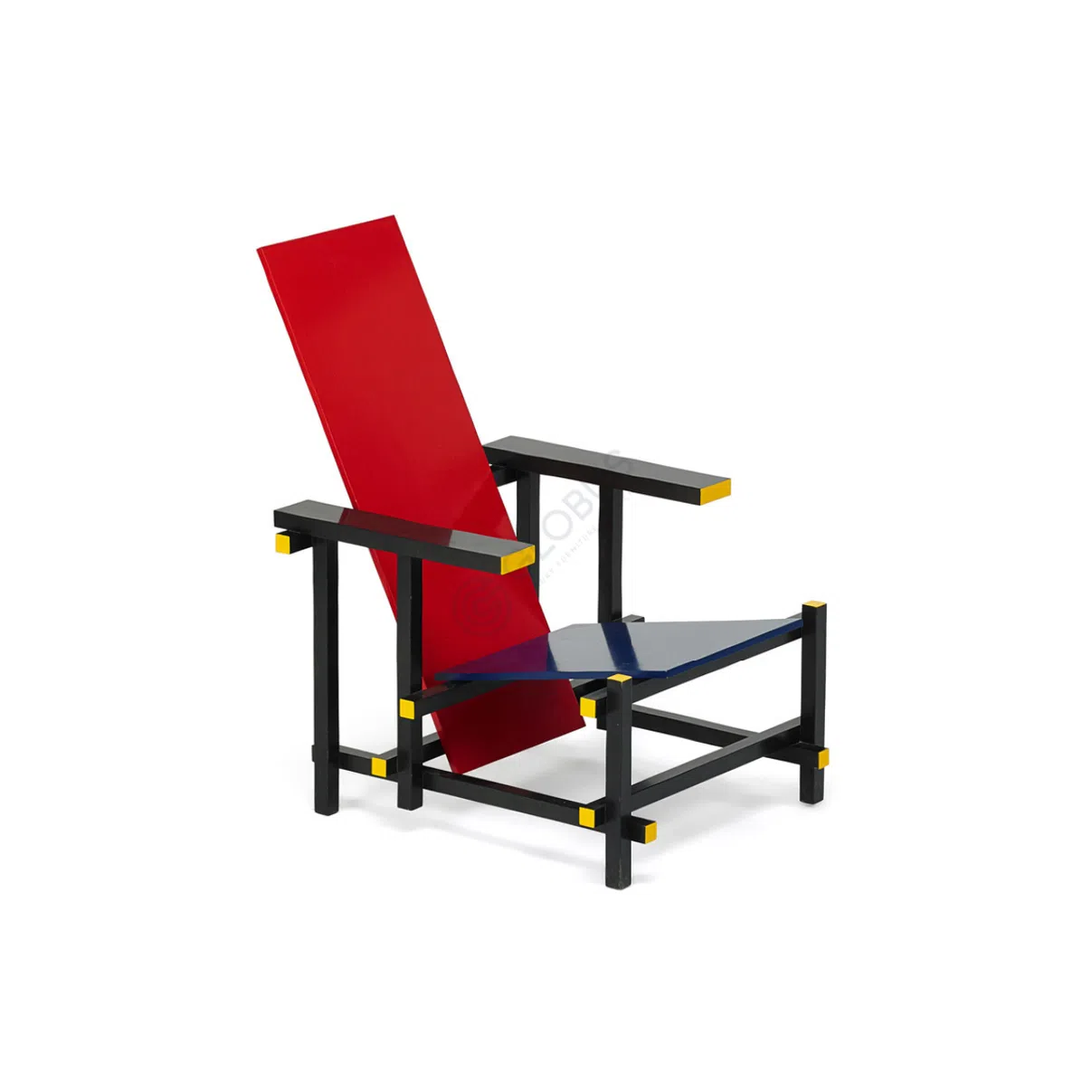 Кресло GERRIT RIETVELD Red and Blue