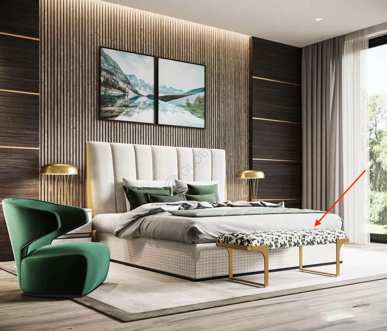 Банкетка Kahlia