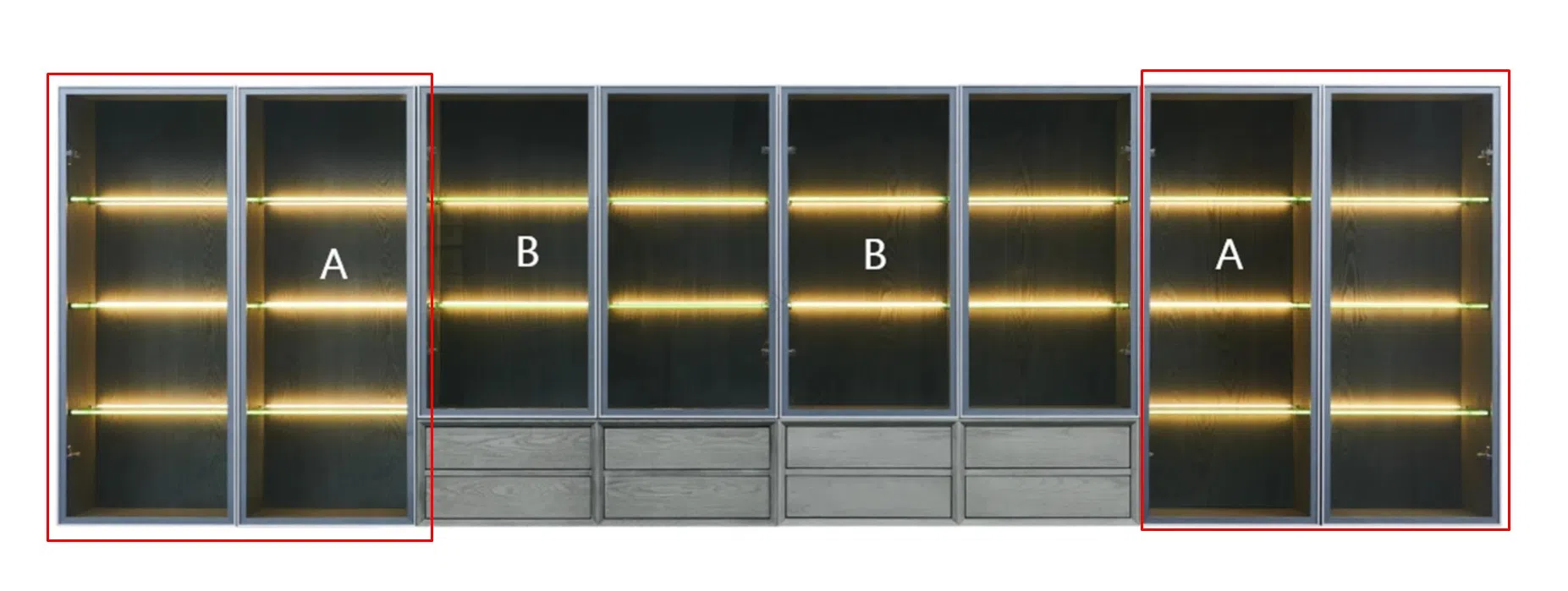 Книжный шкаф Voletum