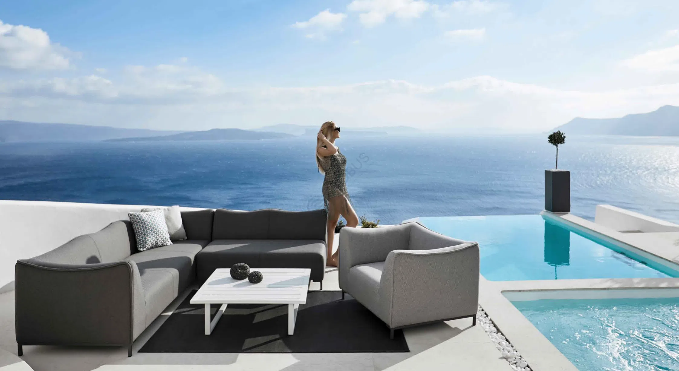 Уличный диван Zelia