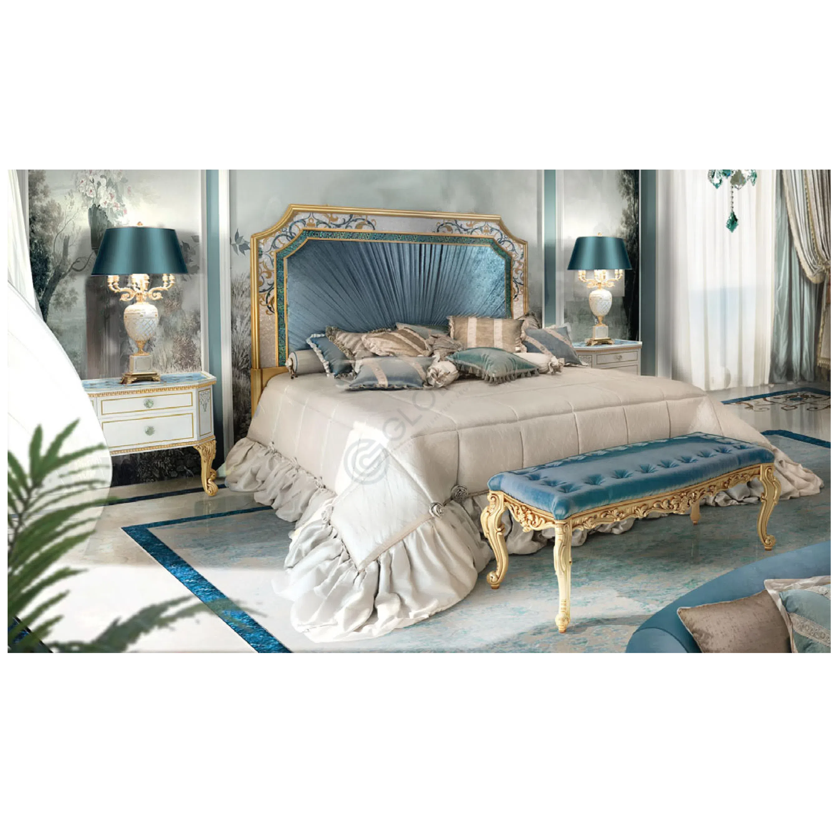 Кровать CASPANI TINO Master Sea Shell