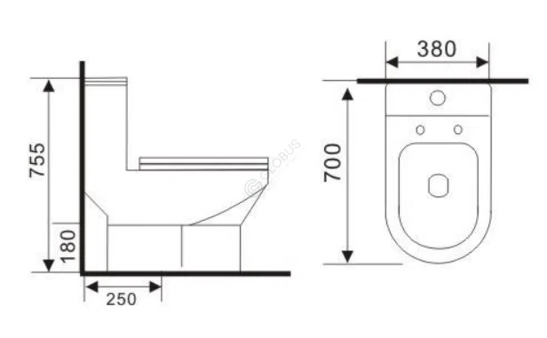 Унитаз Carpophorus
