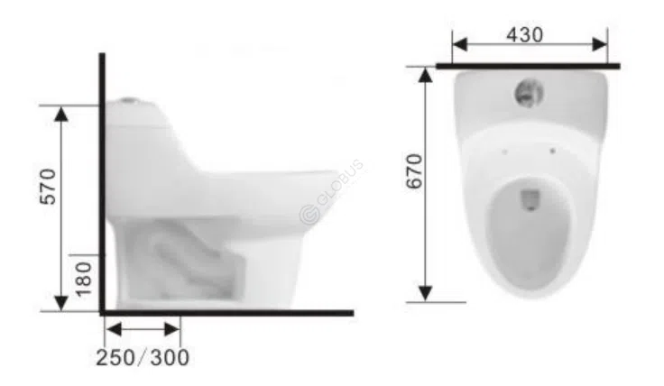 Унитаз Hendrina