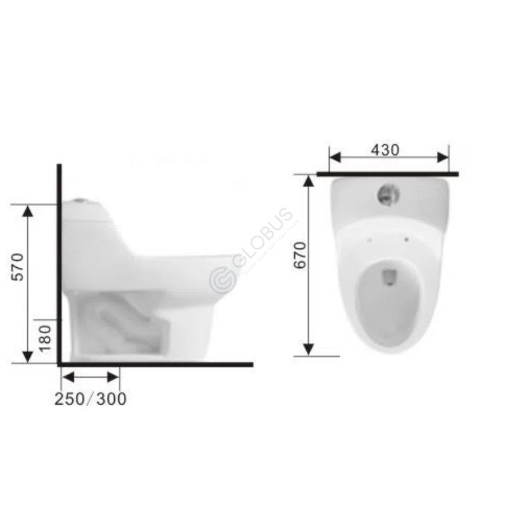 Унитаз Hendrina